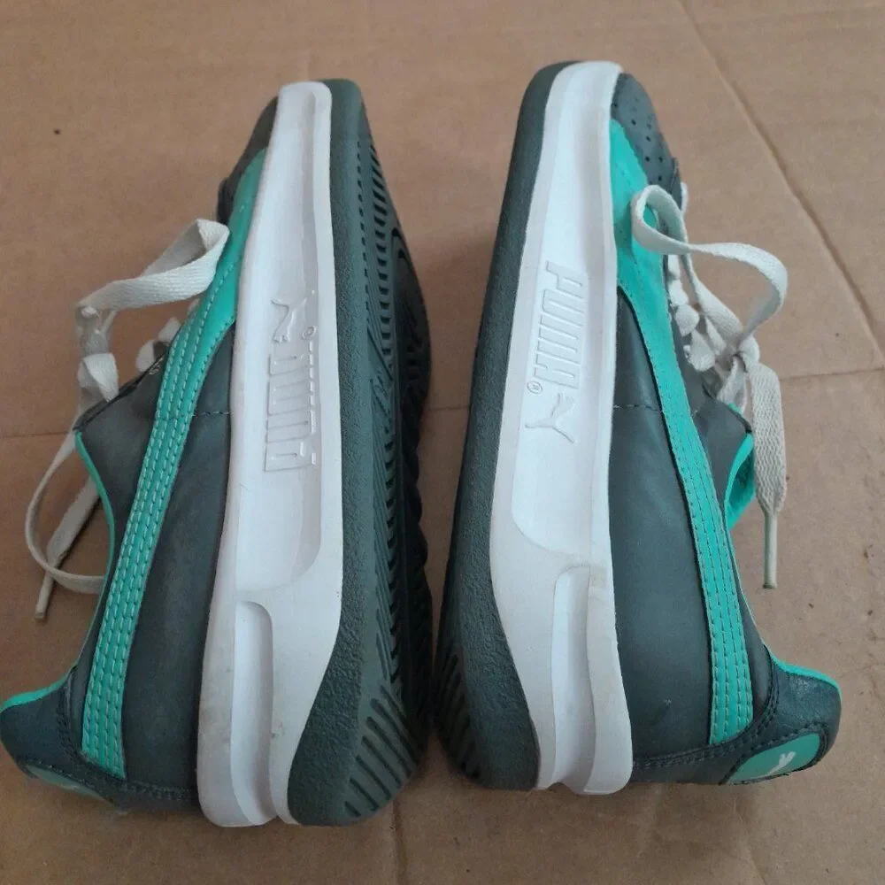 Puma GV Special Women's Sneakers Athletic Shoes Tennis Gray Green Retro 8 Size 6